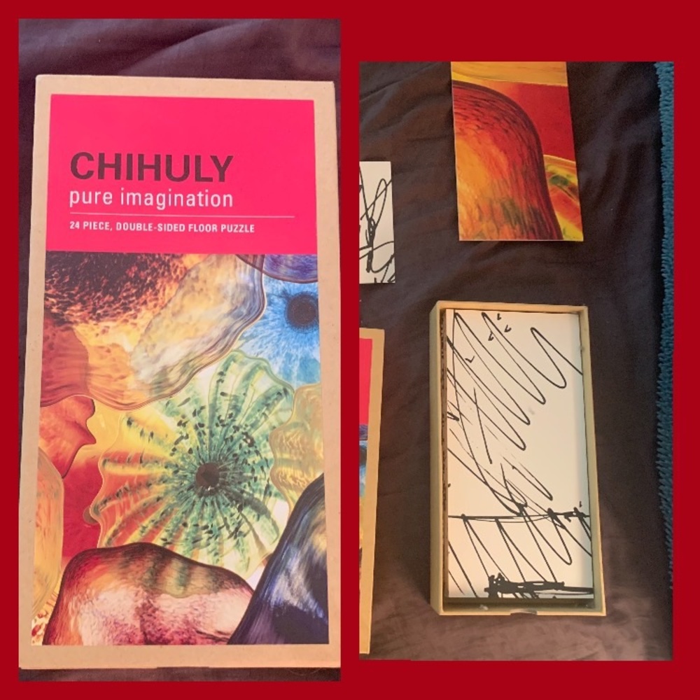 Dale Chihuly Puzzle, Reversible, Size 24x32"